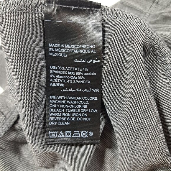 Chicos Travelers 12P/14P 3 Piece Tank Jacket Pants Gray Open Womens Large Petite - Picture 5 of 6